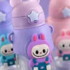Colorful cartoon water cup, children's cute pattern insulated cup 350ml, cute and fun, daily household use Application Scenario